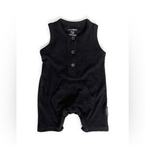 Little Bipsy Charcoal Sleeveless Romper